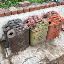 Gas Cans From The 30S Through The 50S
