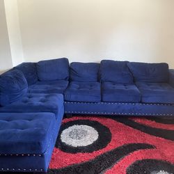Blue Couch Full Set 