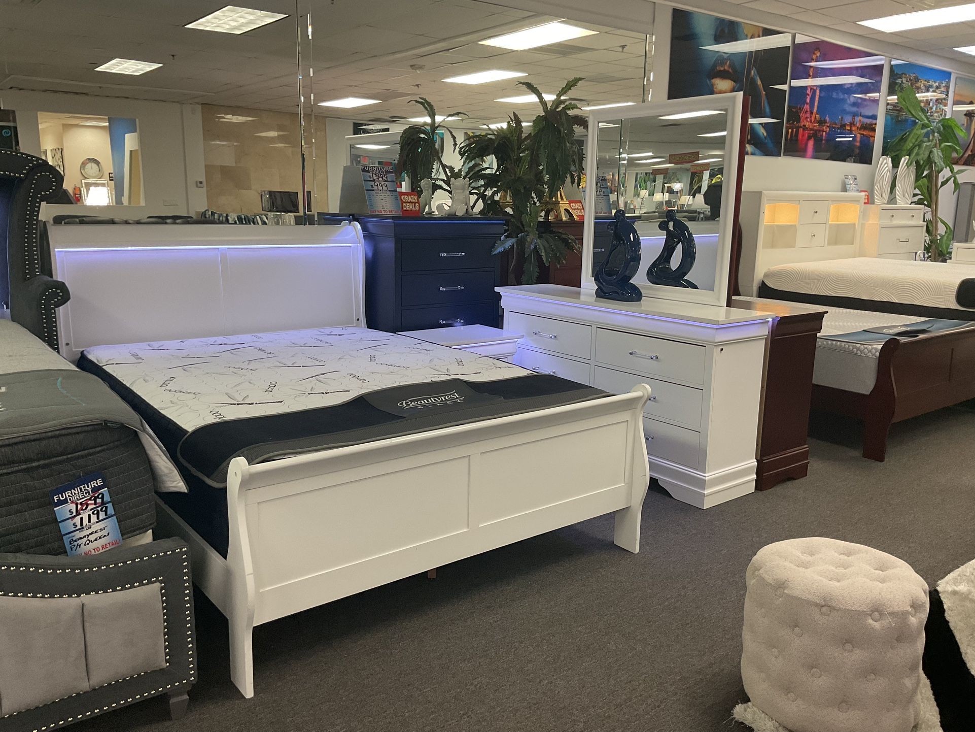 🔥BLOW OUT SALE FURNITURE 🤩 STUNNING 5pc BEDROOM SET‼️ 60% OFF RETAIL🇺🇸