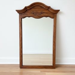 Vintage Wood Mirror