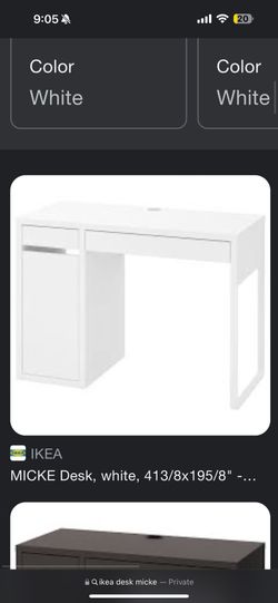 IKEA Micke Desk