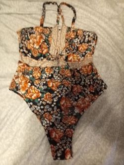 Bohemian print Bathing suit.