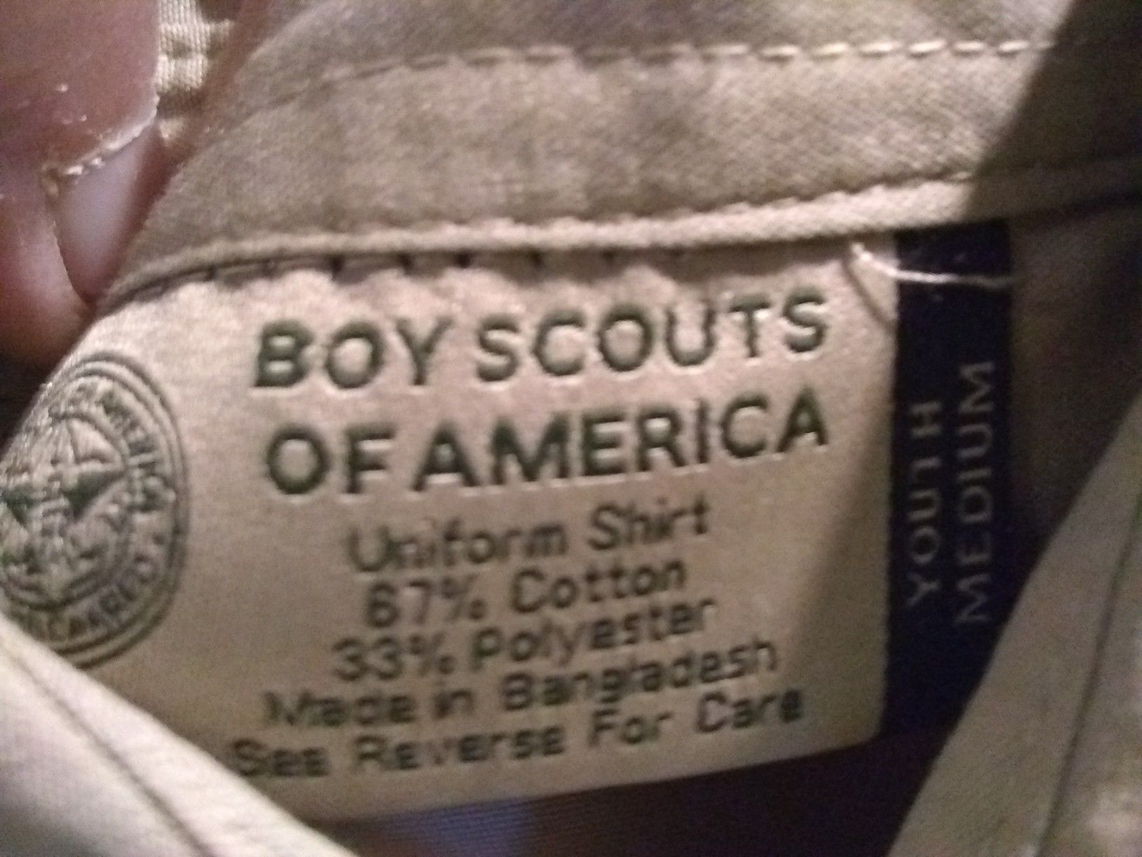 Boy scout shirt