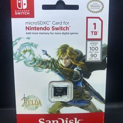 SanDisk 1TB microSDXC UHS- 1 for Nintendo Switch Zelda