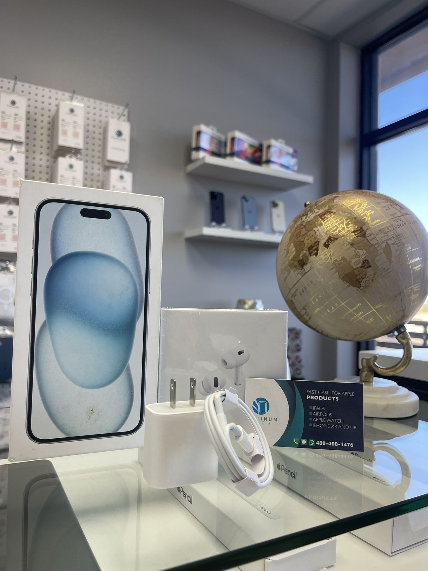 iPhone 15 Plus Unlocked New 128Gb Blue 3 Months Warranty 