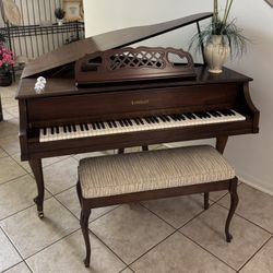 Kimball Baby Grand Piano With bench