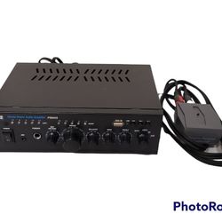Pyle PTAU45 Mini 2x120 Watt Stereo Power Amplifier with USB-CD-AUX Inputs
