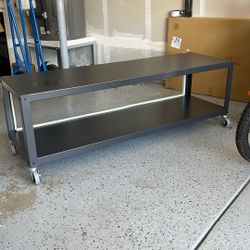 CB2 Go Cart TV Rolling Stand / Coffee Table