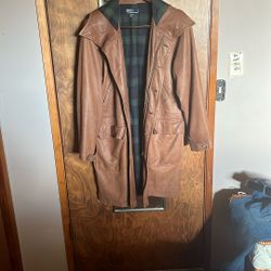 Vintage Ralph Lauren, leather, trenchcoat, duster jacket