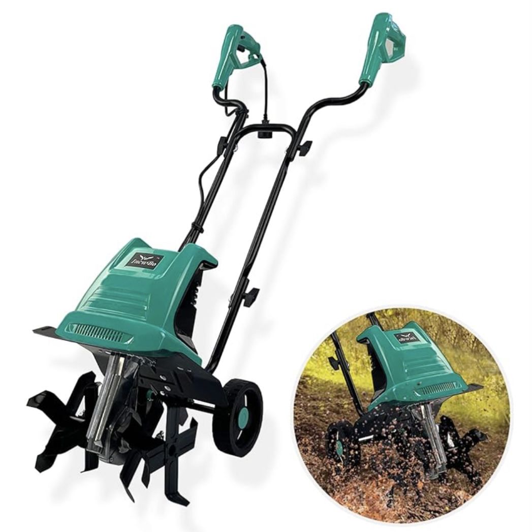 12 Inch Electric Tiller , Cultivator. 10.5 Amps