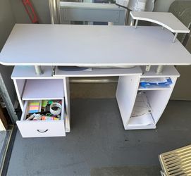 White desk