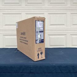 Zenna Home 23.25 W x 18.63 H Lighted Frameless White Surface-Mount Medicine Cabinet with mirror