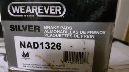 WEAREVER SILVER BRAKE PADS