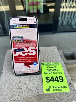FRESH DEALS STARTING TODAY!!! iPhone 15 Unlocked 128GB (Various Colors)