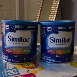 Similac formula 2 cans