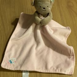 Carter's Child of Mine Plush Monkey Pink Sweet Cupcake Lovey Security Blanket