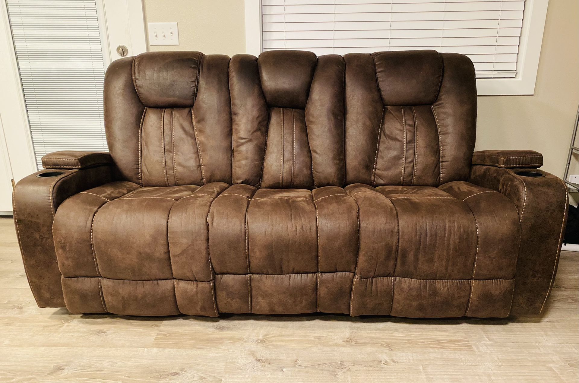 Jamestown Espresso Reclining Sofa