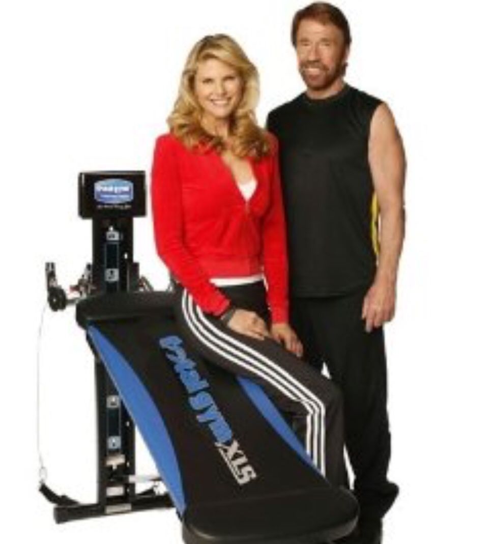 chuck norris using total gym