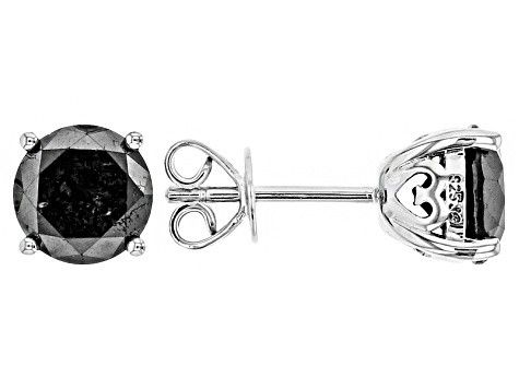 Black diamond earrings