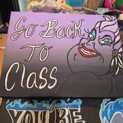 Disney hand made canvas