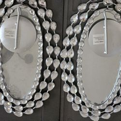 Glam Mirror Candle Holders 