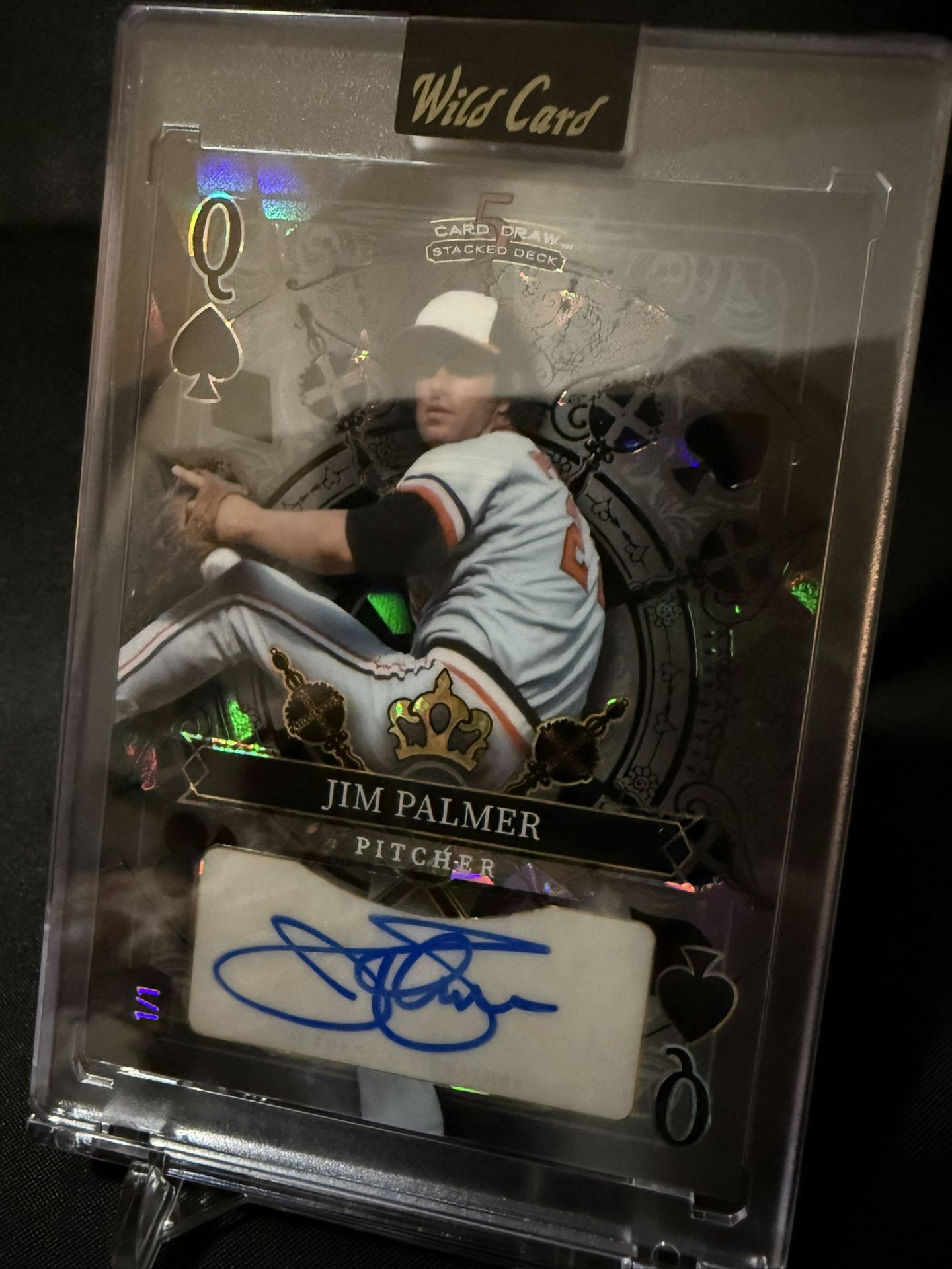 1/1 Jim Palmer Auto 2024 Wild Card