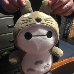 Baymax Dresses As Totoro Plush 