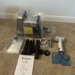 AAOBOSI Meat Grinder Electric, Sausage Maker & Kibbe Kit 