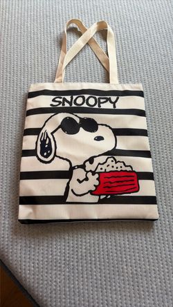 Snoopy Canvas Tote Bag