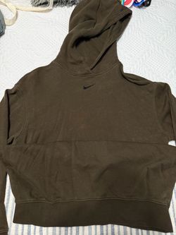 Nike Cropped Hoodie OffBrown