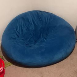 Blue Bean Bag Chair – Comfortable & Clean