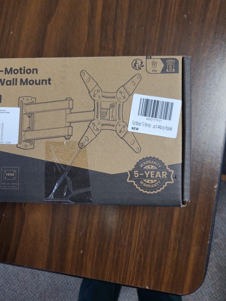 Full-Motion TV WALL MOUNT 44lbs
