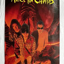 Rare vintage Alice In Chains 1994 Jar Of Flies Band Poster 22x34 Poster