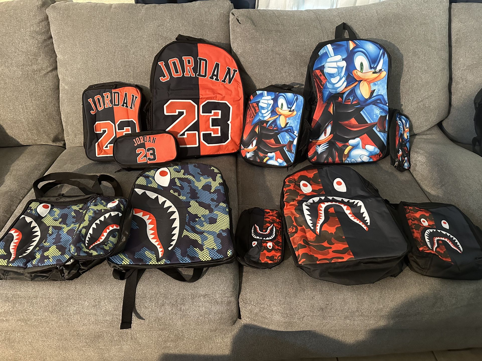 New three-piece sets backpacks