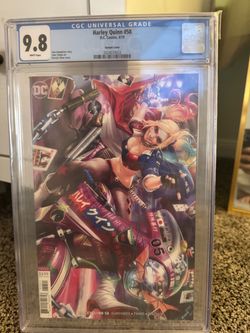 CGC 9.8  Harley Quinn #58 Variant Cover Derrick Chew Cover Art
