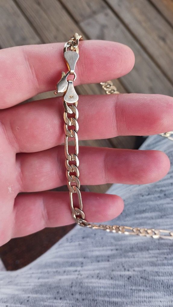 18k Gold 24" 6.5mm 29.3 Grams GF