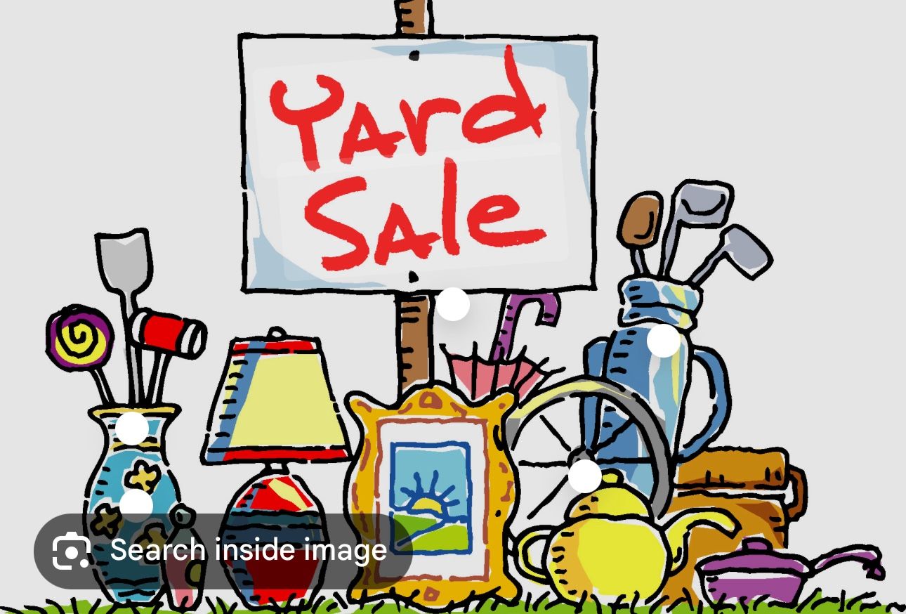 Yard Sale Today From 8-2