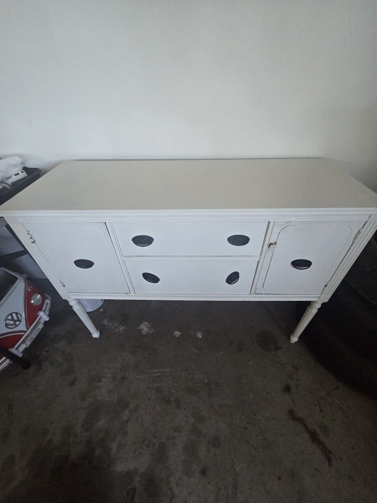 White Credenza or Sofa Table