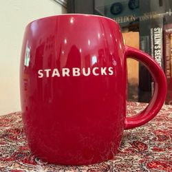 Starbucks Red Ceramic Mug