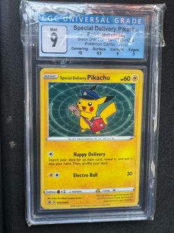 Special delivery pikachu pokemon tcg