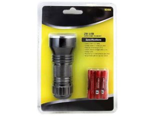 28 LEDS Gunmetal Super Bright LEDS Light 18000MCD Flashlights Include Pouch  2
