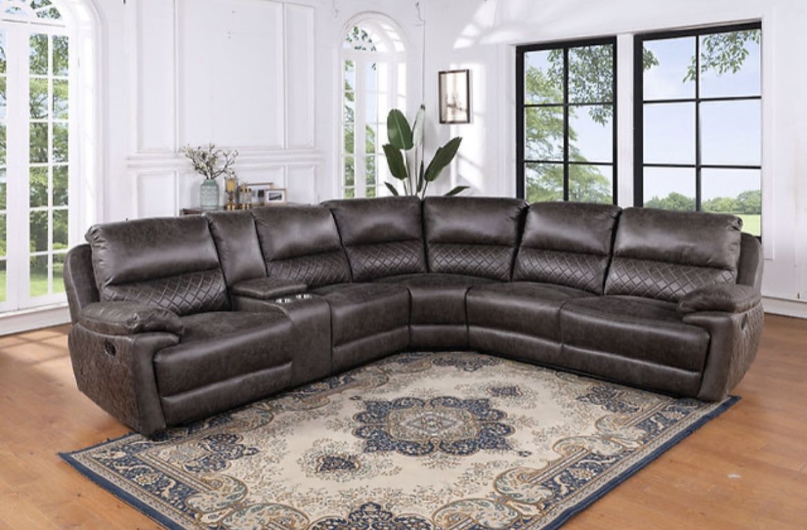 $1049!!! Reclining Sectional Brand New In The Box