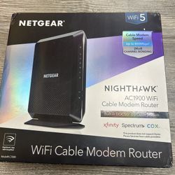Netgear Nighthawk AC1900 WiFi Cable Modem Router