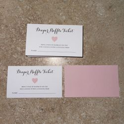 Diaper Raffle Tickets