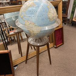 Vintage 1969 Globe on Stand