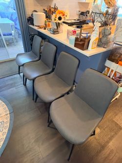 Leather chairs
