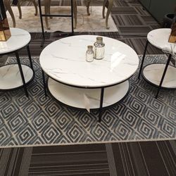 3pc Cocktail Table Set