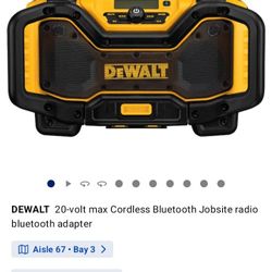 NEW IN BOX  20-volt Cordless Bluetooth Jobsite Radio