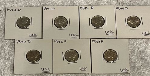 UNCIRCULATED MERCURY DIMES