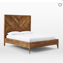 Alexa Reclaimed Wood Queen Bed West Elm 